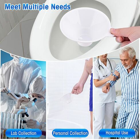 5 Pack Calculi Strainer Kidney Stone Collector Funnel with Mesh Screen Filters for Urine Calculi Strainer and Pee for Analysis Testing in Kuwait