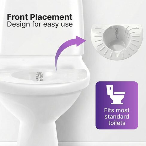 Urine Collection Hats for Toilet – Durable Laboratory-Grade Specimen Stool Collector Pans, 6 Pack 30oz/900mL Graduated Urine Catchers, Universal Fit for Men & Women (6) in Saudi Arabia