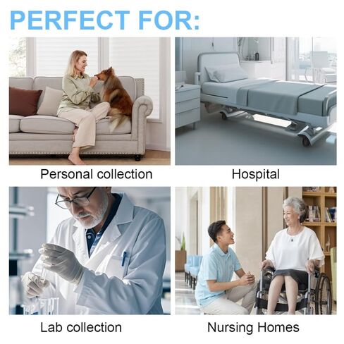 6 قطع من قبعات البول المتدرجة لجامع العينات للمراحيض، تناسب المراحيض والكومودات، 32oz/1000cc، مجموعة عينات البراز القيء، قابلة لإعادة الاستخدام in Kuwait