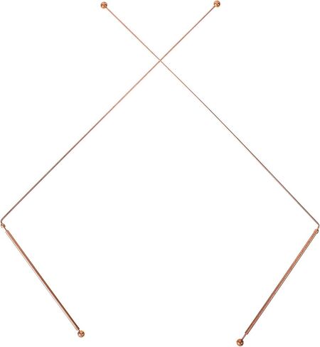 2pcs Copper Cave Stick Dowsing Rods Flexible Rotation for Divining Tools and Water Dowsing in Saudi Arabia