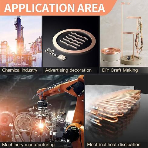 Solid Pure Copper Metal Rod for DIY Crafts Mechanical Maintenance Electronic Equipment Length 200mm,22mm×200mm in Saudi Arabia