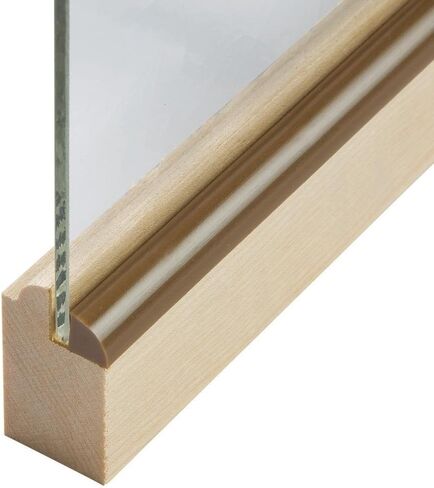 Walnut-Colored Staple-Type Plastic Panel Retainer, 25 in in Saudi Arabia