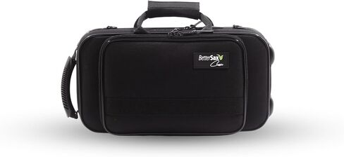 ساكسفون سوبرانو كلاسيكي منحني من BetterSax - تصميم احترافي - طلاء الكونياك الداكن، نقش يدوي، سوبرانو سهل اللعب للمبتدئين والمحترفين - يتضمن قطعة فم بلمسة نهائية يدوية، وحقيبة ومجموعة ملحقات كاملة in Kuwait