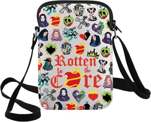 G2Tup Jay & Carlos Crossbody Bag Jay & Mal Fans Gift Rotten to the Core Strap Bag Villain Queen Merch in Kuwait