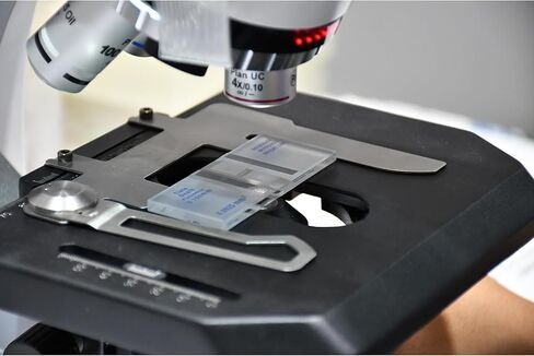 Blood Cell Counting Chamber Chrome,Improved Neubauer Hemocytometer with Bright Line & 2 Pcs Coverslips,Microscope Grid Counting Chambers Glass,Labs Disposable Teaching (Size:75x50mm,Color:Transparent) in Saudi Arabia