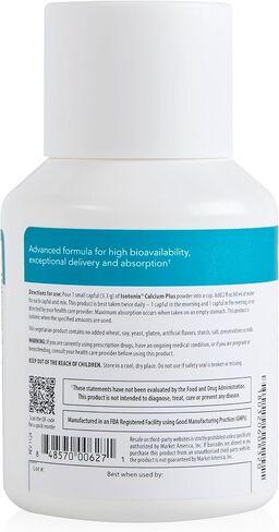 Isotonix Calcium Plus-الكالسيوم ، المغنيسيوم ، فيتامين D3 ، مكملات فيتامين C & Boron للعظام ، العضلات ، وصحة القلب والأوعية الدموية-90 حصص-نكهة البرتقالية الطبيعية المانغو in Kuwait