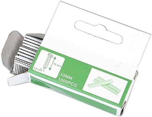 1000 Pcs Staples Nails T-Type U-Type Door-Type Steel For Standard Stapler For Furniture Wood Floor Wire DIY Workshop Home Gardening, 8mm 10mm 12mm (12mm) in Saudi Arabia