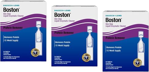منظف ​​إنزيمي سائل من بوش آند لومب بوسطن وان ستيب، مزيل البروتين 3.60 مل (عبوة من 3 قطع) in Kuwait