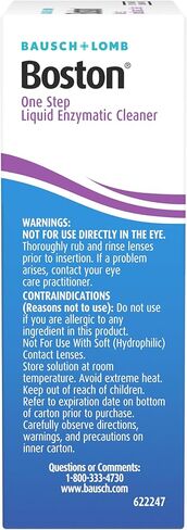 منظف ​​إنزيمي سائل من بوش آند لومب بوسطن وان ستيب، مزيل البروتين 3.60 مل (عبوة من 3 قطع) in Kuwait