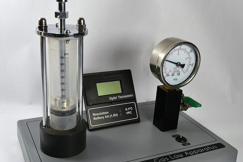 Eisco - Boyle's Law Apparatus for Visual Study of Air Pressure and Gas Volume with Manometer & Metal Base in Saudi Arabia