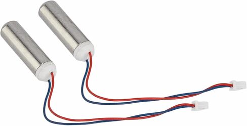 2pcs DC 0.5-3.7V Coreless Vibration Motors 18000rpm 7x25mm Metal with 60mm Wire for DIY Massager Electric Toothbrush and Small Electronic Reliable Easy Maintain for Hobbyists Engineers in Kuwait