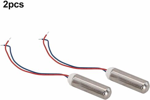 2pcs DC 1.5–3.7V 3V Coreless Vibration Motors, 7x25mm Metal Body, 18000rpm High-Speed Motor for DIY Massager, Electric Toothbrush, Small Appliance Repair and Industrial Automation in Kuwait