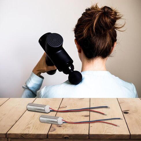 2 قطعة تيار مستمر محركات الاهتزاز Coreless 1.5-3.7 فولت هزاز 18000 دورة في الدقيقة 0.09A معدن 7x25 مللي متر DIY بها بنفسك فرشاة الأسنان الكهربائية مدلك استبدال أتمتة صغيرة in Kuwait