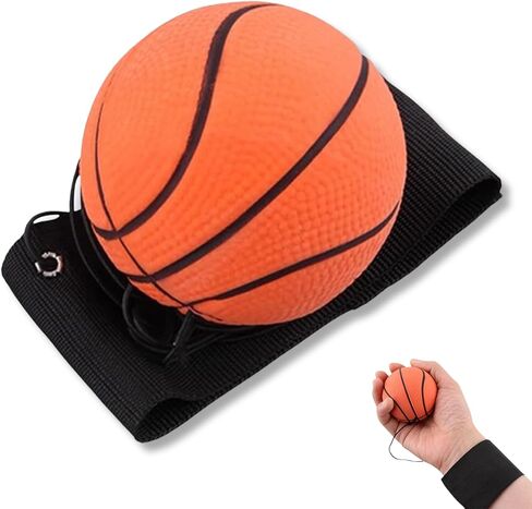 كرة السلة معصم العودة، كرة مطاطية للتدريب الرياضي على سلسلة مرنة، 2.36 بوصة، للتمرين والتدريب in Kuwait