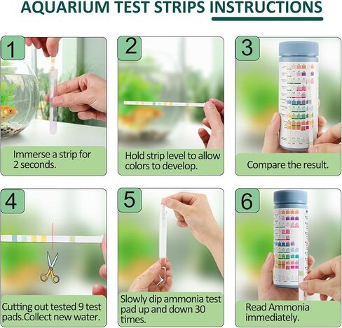 9 في 1 في 1 مجموعة من حوض السمك ، 100 شرائح اختبار المياه المائية ، ومركبة أسماك المياه المالحة ومراكز بركة سريعة واختبار للأسفاز ، صلابة ، الكلور ، نتريت ، وأكثر من ذلك in Kuwait