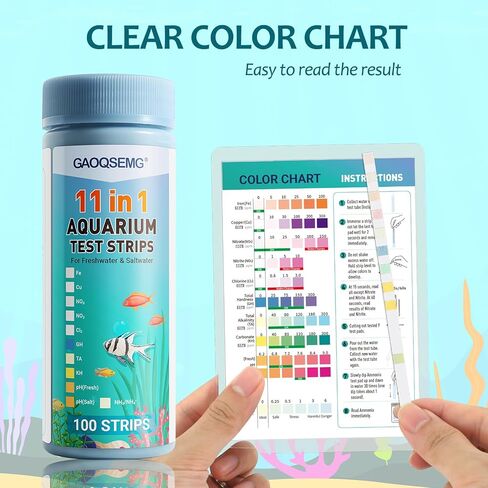 9 في 1 في 1 مجموعة من حوض السمك ، 100 شرائح اختبار المياه المائية ، ومركبة أسماك المياه المالحة ومراكز بركة سريعة واختبار للأسفاز ، صلابة ، الكلور ، نتريت ، وأكثر من ذلك in Kuwait