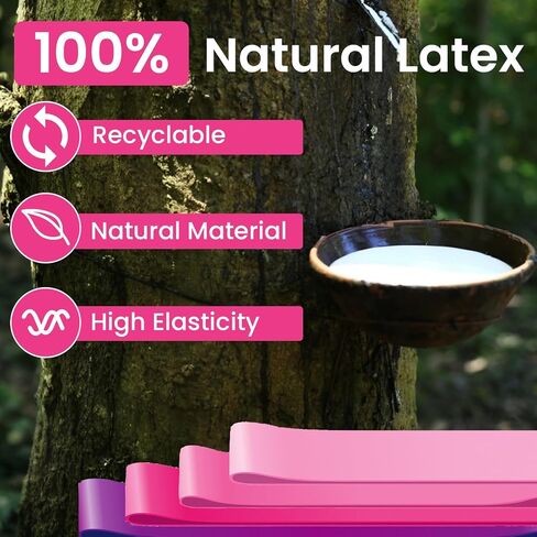 إصلاح لوحة البيلاتيس، أربطة المقاومة، أربطة تمرين البيلاتيس ريفورمر، مجموعة بيلاتيس للمبتدئين من أربطة التمدد للنساء (وردي فاتح) in Kuwait