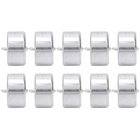 10 PCS 50g Small Weights for Crafts, Metal Weight with Hooks and Ring Physics Lab Teaching Tool for General Science and Physics Laboratory Work in Saudi Arabia