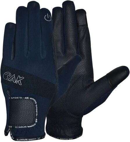 AK Embossed Champion Grip Horse Riding Gloves – Touchscreen Compatible Equestrian Gloves for Men & Women – Non-Slip, Breathable, Durable Riding Gloves AKRS-8044 in Saudi Arabia