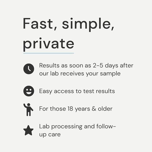 Simple HealthKit At-Home Men’s Health Test - Comprehensive Hormone & Protein Panel for Males - General Wellness Testing Sample Collection Kit - Fast Lab Results in Saudi Arabia