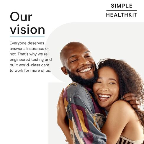 Simple HealthKit At-Home Men’s Health Test - Comprehensive Hormone & Protein Panel for Males - General Wellness Testing Sample Collection Kit - Fast Lab Results in Saudi Arabia