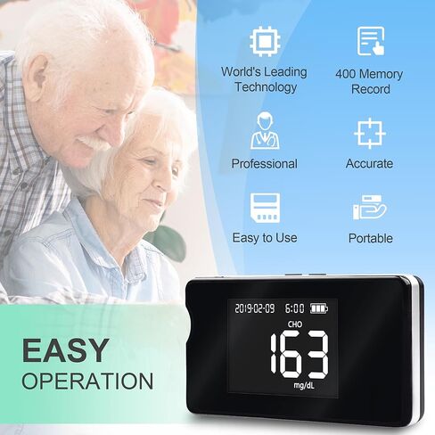 جهاز قياس الهيموجلوبين مع 25 شريط اختبار الهيموجلوبين، مجموعة اختبار الهيموجلوبين للاستخدام المنزلي، مجموعات اختبار الهيموجلوبين، سهلة الاستخدام in Kuwait