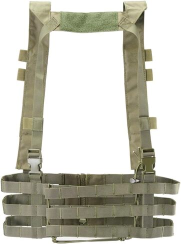 Lancer Tactical Low Profile Airsoft Chest Rig (Color: OD Green) in Kuwait