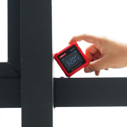 UNI-T LM320C Digital Angle Finder 4x90° Inclinometer 3 Side Magnetic Electronic Goniometer with Backlight LCD, Data Hold in Saudi Arabia