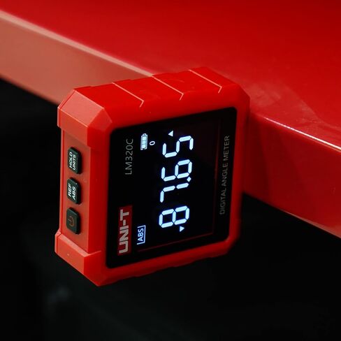 UNI-T LM320C Digital Angle Finder 4x90° Inclinometer 3 Side Magnetic Electronic Goniometer with Backlight LCD, Data Hold in Saudi Arabia