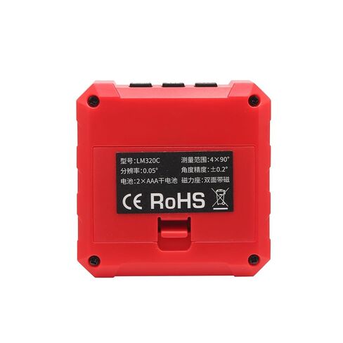UNI-T LM320C Digital Angle Finder 4x90° Inclinometer 3 Side Magnetic Electronic Goniometer with Backlight LCD, Data Hold in Saudi Arabia