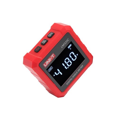 UNI-T LM320C Digital Angle Finder 4x90° Inclinometer 3 Side Magnetic Electronic Goniometer with Backlight LCD, Data Hold in Saudi Arabia