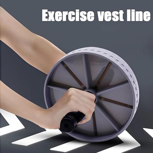Ab Roller Wheel for Abs Workout, Core Strength Training Equipment - Exercise Wheel for Home Gym, Abdominal Muscle Toner, Fitness Equipment for Men & Women in Saudi Arabia