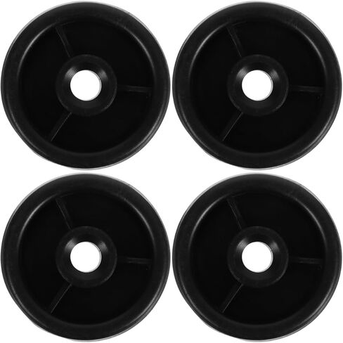 LIFKOME 4Pcs Fitness Equipment Roller Wheels for Treadmill and Exercise Bike Universal Caster Wheels Smooth Mobility Gym Accessories for Home Use in Saudi Arabia