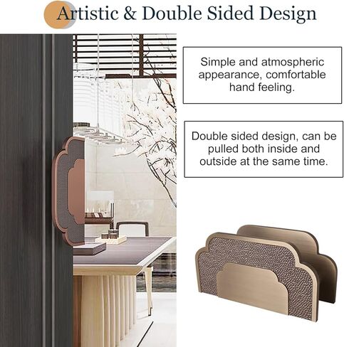 Double Sided Sliding Door Handle - Durable & Stylish Push Pull Solution for Home & Commercial Patio Doors in Saudi Arabia