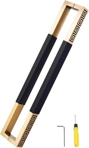 Double Sided Barn Door Handle, Wooden Pull Handle for Home, Hotel, Meeting Rooms, KTV, Shops - Durable Commercial Grade Accessory in Kuwait