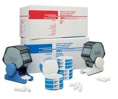 200406 Wrapped Cotton Roll, Sterile, 3/8" Diameter, 1-1/2" Length, Medium, Pack of 2000 in Saudi Arabia