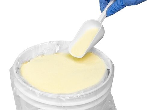 Disposable Lab Scoop with Long Handle, 4 oz. Capacity, Sterile, Polystyrene, White (Pack of 10) in Saudi Arabia