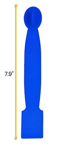 EISCO Scoop with Knife Edge, 7.9" - Polypropylene - Chemical Resistant - Dual Ended in Kuwait