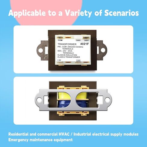 HT01CN241 Transformer 208/240V to 24V 40VA Compatible with Carrier Payne SmartComfort Replacement for ICP Heil for Tempstar for Comfortmaker for Arcoaire HVAC Replace 1172028 BE28316007 in Saudi Arabia