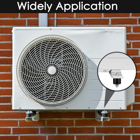 4 Pack 25x25mm M6 Rubber Vibration Isolator Mounts, Rubber Isolator Mounts, Rubbers Mount Shock Absorber, Anti Vibration Pads for Fitness Equipment in Kuwait