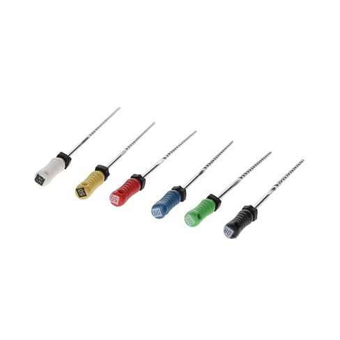 400145 HSB Endodontic K-Files 31mm #45-80 Assorted Stainless Steel 6/Pk in Kuwait