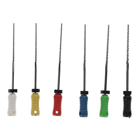 400145 HSB Endodontic K-Files 31mm #45-80 Assorted Stainless Steel 6/Pk in Kuwait