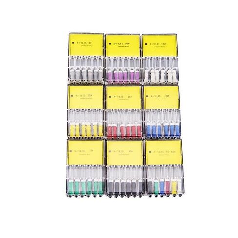 6Pcs/Pack Dental Hand Use K-Files 25mm Stainless Steel Endodontic Root Canal Files Dentist Tools Dental Lab Instruments (10,25mm) in Saudi Arabia