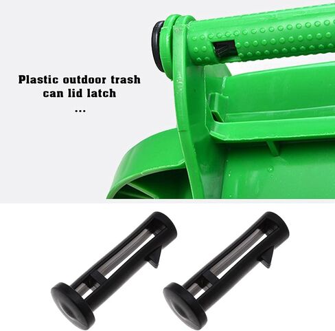 Create idea 4X Wheelie Bin Lid Hinge Pins 60mmx15mm Black Plastic Fit for 50/80/120/240L Household and Commercial Wheelie Trash Bins in Saudi Arabia