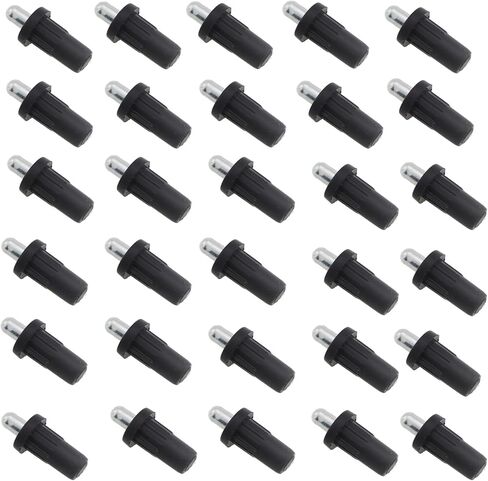 30PCS Cabinet Door Damper Replacement Pins Telescopic Gate Pivot Centre Pin Nylon Plastic Raw Materials Furniture Connector for Cabinet Door Hinge Installation in Kuwait