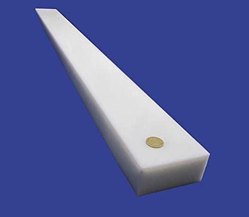 White HDPE (High Density Polyethylene) Rectangular Bar 2.00" (2") x 4.00" (4") x 48" Length in Saudi Arabia