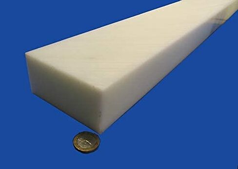 White HDPE (High Density Polyethylene) Rectangular Bar 2.00" (2") x 4.00" (4") x 48" Length in Saudi Arabia