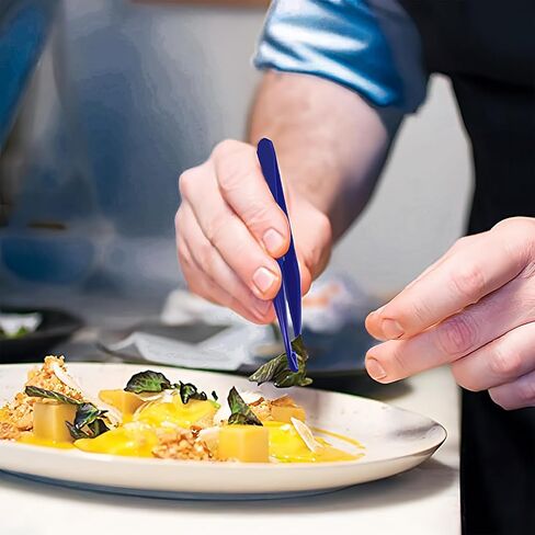 ملاقط بلاستيكية، ملاقط للإسعافات الأولية للاستعمال مرة واحدة مع حواف للأصابع، مناسبة للمختبر، المنزل، الملابس، الحرف اليدوية، العلوم الابتدائية، الفصل المدرسي، عبوة من 30 قطعة، أزرق in Kuwait