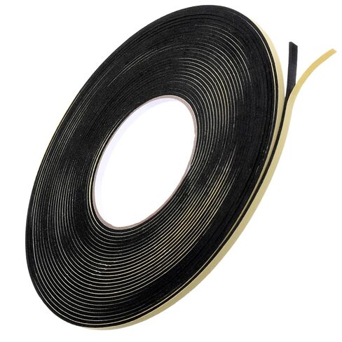 Sliverdew Car Speaker Sealing Tape, 50Ft Speaker Foam Grip Tape Soundproofing Waterproofing Gasket-Tape Automotive Insulation Foam Tapes, 2mm Thick 6mm Width, Black in Saudi Arabia