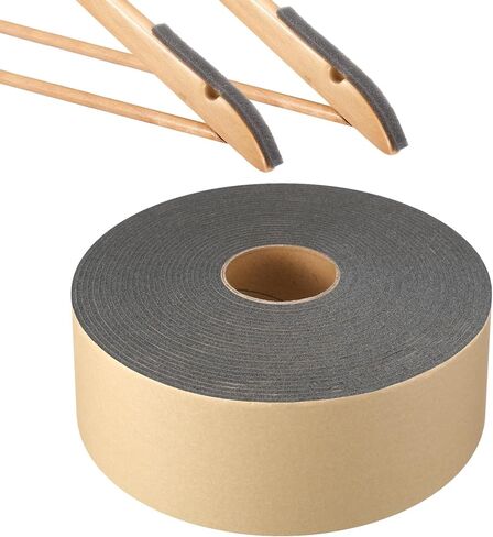 Nuanchu 1600 Pcs Foam Tape Hanger Protection Strips Self Adhesive Foam Strips Non-Slips Self Sticking for Clothes Hangers Retail Store or Home Use(Charcoal Grey) in Saudi Arabia